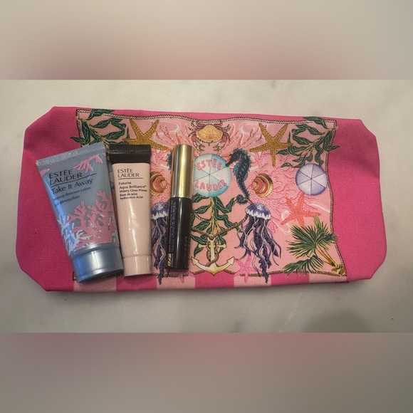 Estee Lauder Other - Estee Lauder Pink and Gold Cosmetic Set